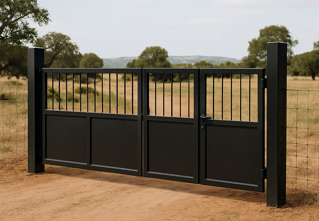 Custom Steel Gate for Residential and Commercial Businesses