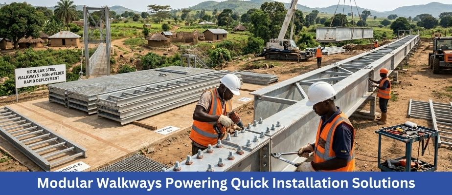 Modular Walkways Powering Quick Installation Solutions