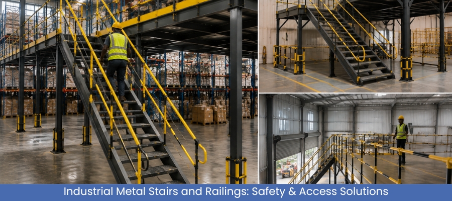 Industrial Metal Stairs and Railings: Safety & Access Solutions