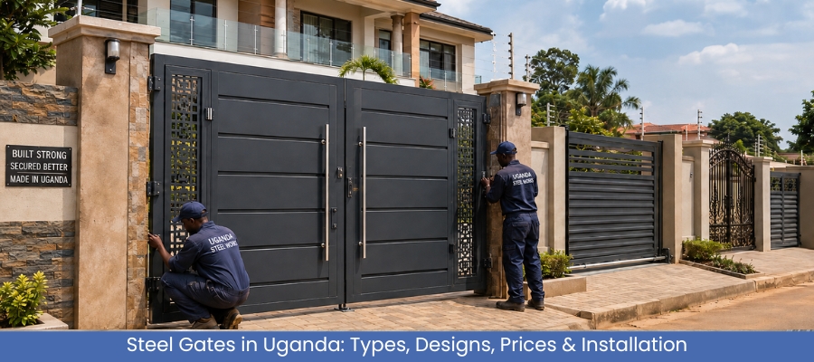 Steel Gates in Uganda: Types, Designs, Prices & Installation
