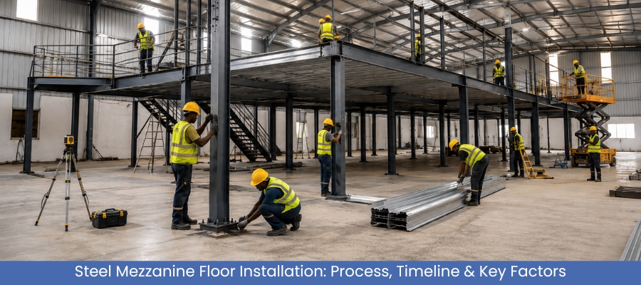 Steel Mezzanine Floor Installation: Process, Timeline & Key Factors