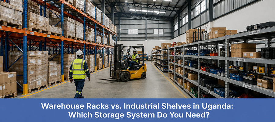 Warehouse Racks vs. Industrial Shelves in Uganda: Which Storage System Do You Need?